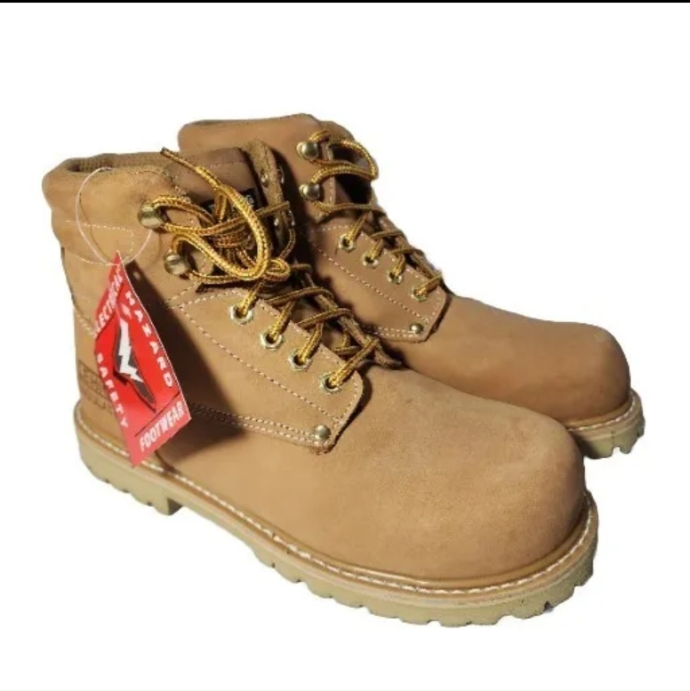 Lehigh Hazard Safety Shoes Mens 8.5 Steel Toe 200G Insulated Work Boots New